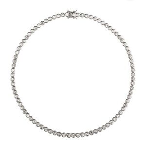 Dorsey James Bezel Necklace 15 in